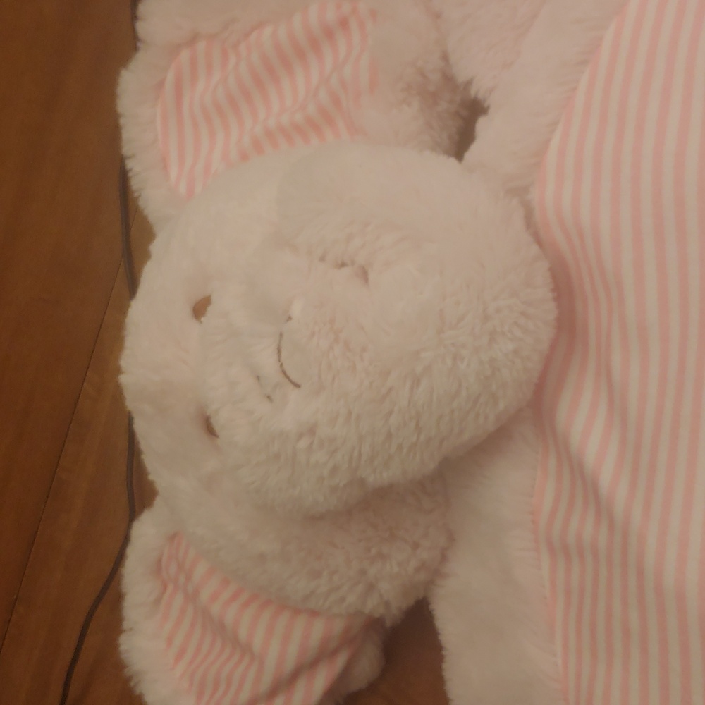 Pink elephant tummy mat